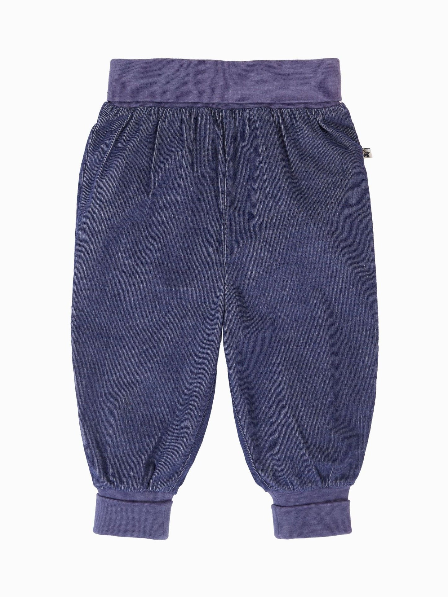 Frugi Blue Cord Pull Ups Trousers image 2