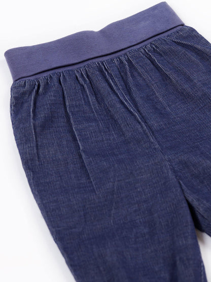 Frugi Blue Cord Pull Ups Trousers image 3