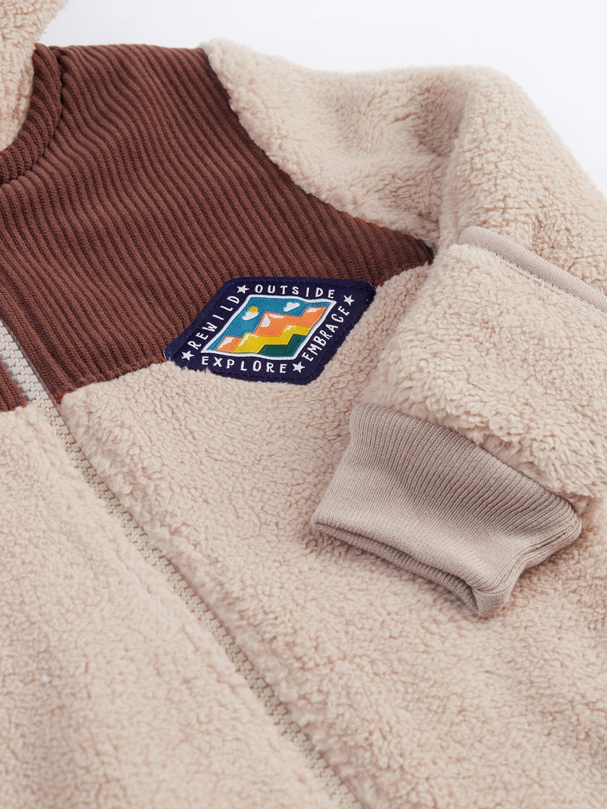 Frugi Brown Cord Ted Snuggle Suit - image 3