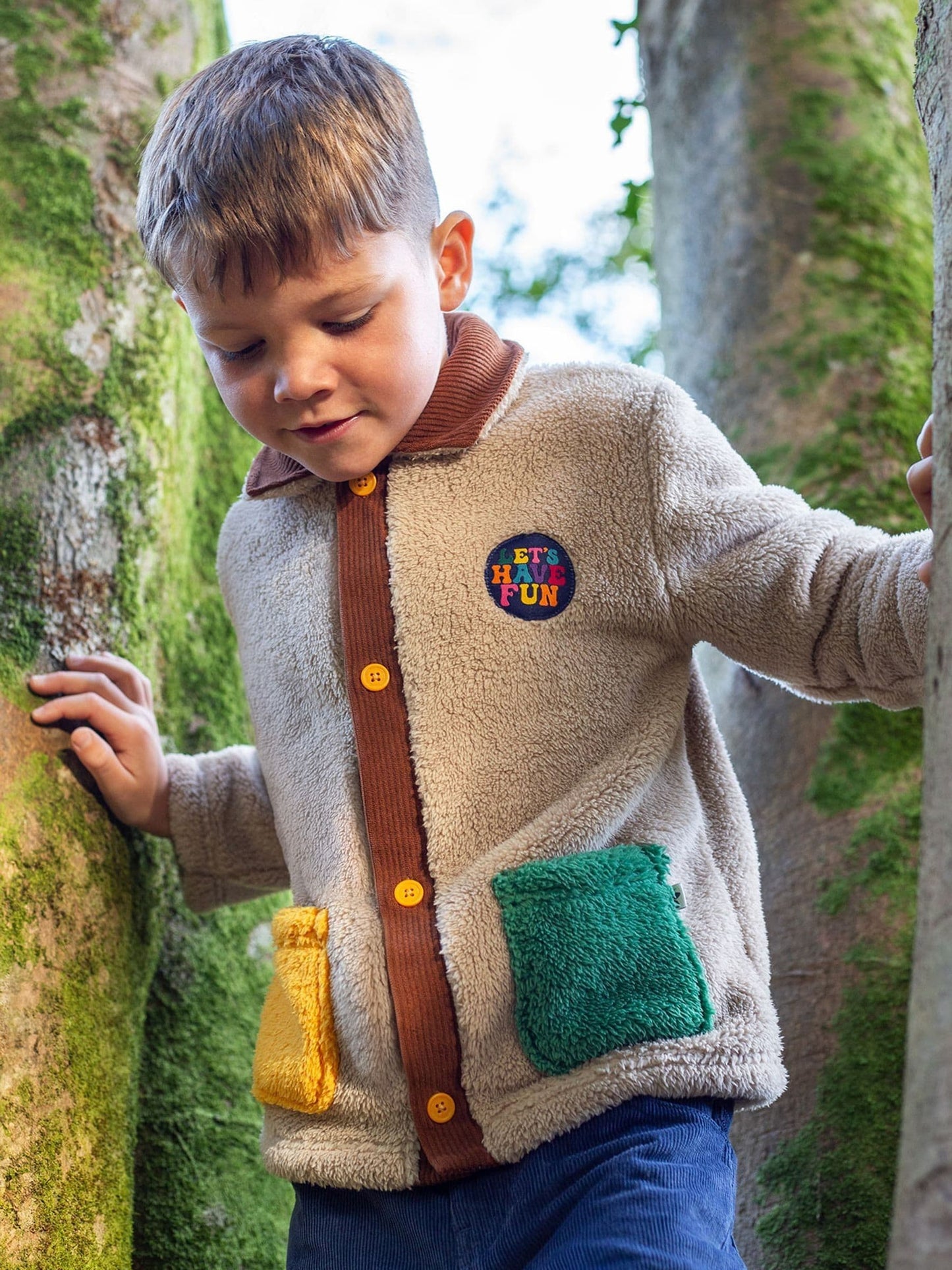 Dsiney Kidz - Frugi Brown Snuggly Cord Jacket image 1