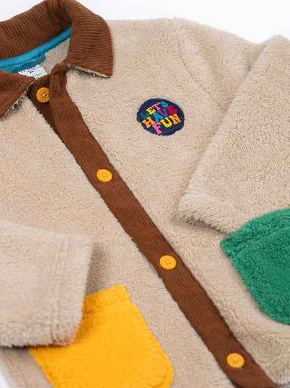 Dsiney Kidz - Frugi Brown Snuggly Cord Jacket image 3