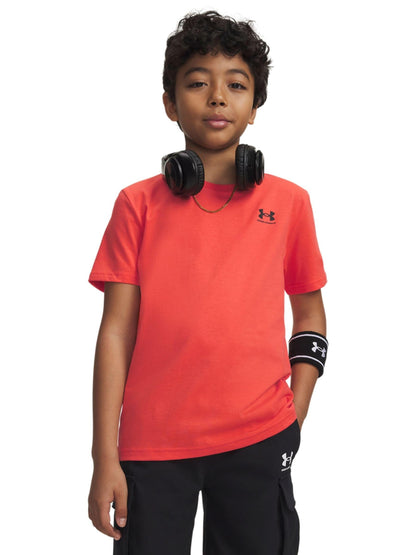 Dsiney Kidz - Under Armour Red Sportstyle Short Sleeve T-Shirt image 1