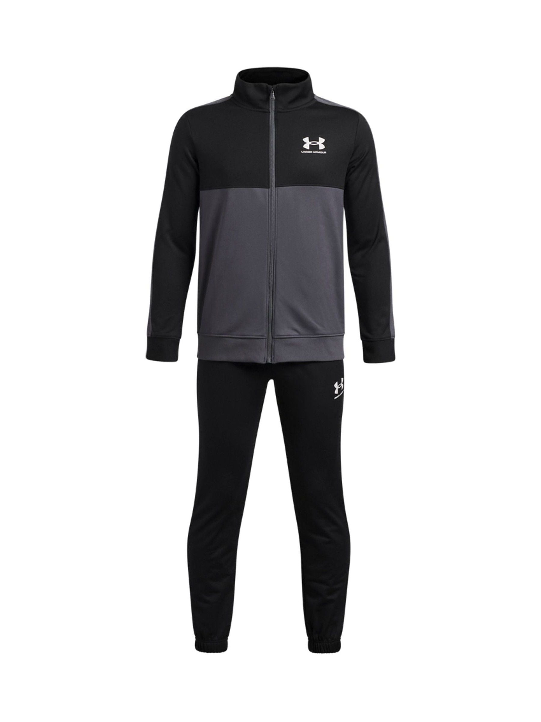 Dsiney Kidz - Under Armour Black Rival Knit Tracksuit image 1