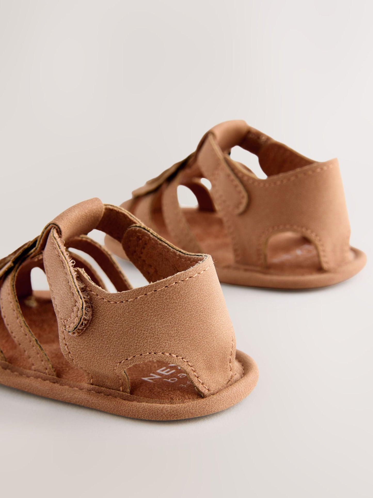 Tan Brown Lion Baby Fisherman Sandals (0-2mths) image 4