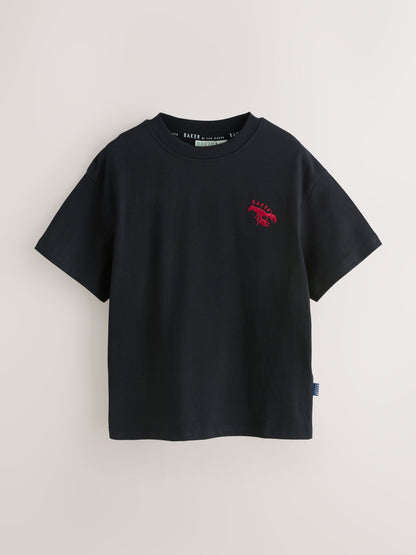 Dsiney Kidz - Baker by Ted Baker 3 Pack Embroidered Logo Stone/White/Black T-Shirts image 2