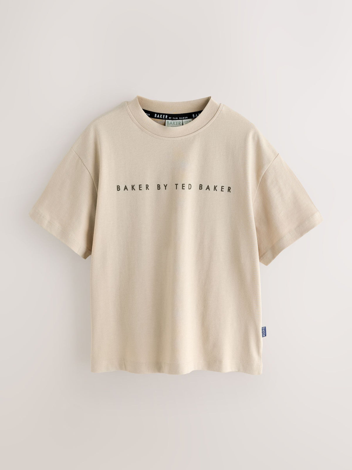 Dsiney Kidz - Baker by Ted Baker 3 Pack Embroidered Logo Stone/White/Black T-Shirts image 3