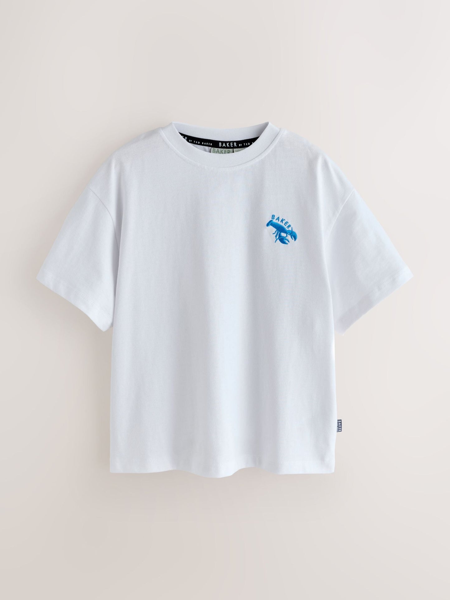Dsiney Kidz - Baker by Ted Baker 3 Pack Embroidered Logo Stone/White/Black T-Shirts image 4