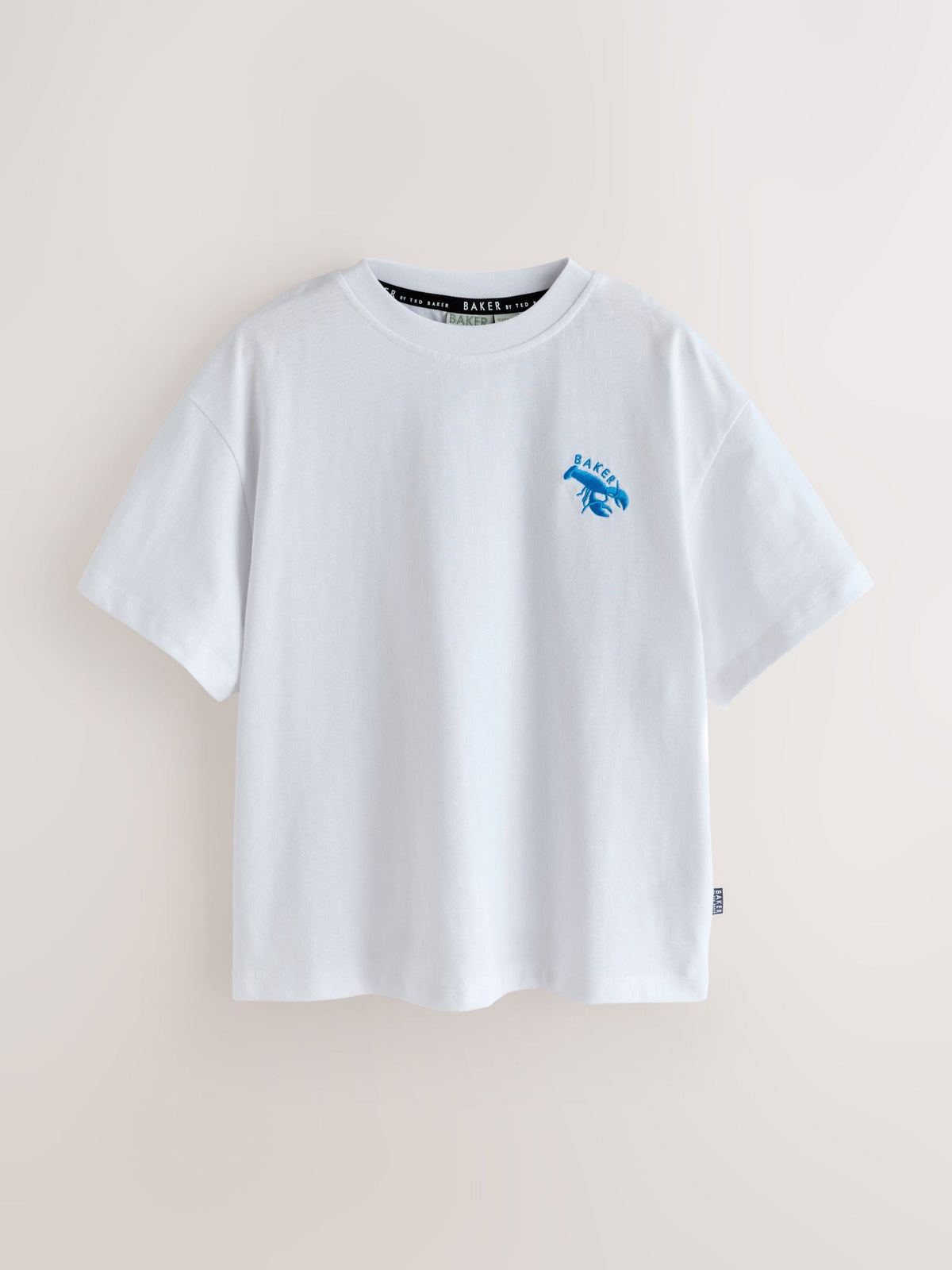 Dsiney Kidz - Baker by Ted Baker 3 Pack Embroidered Logo Stone/White/Black T-Shirts image 4