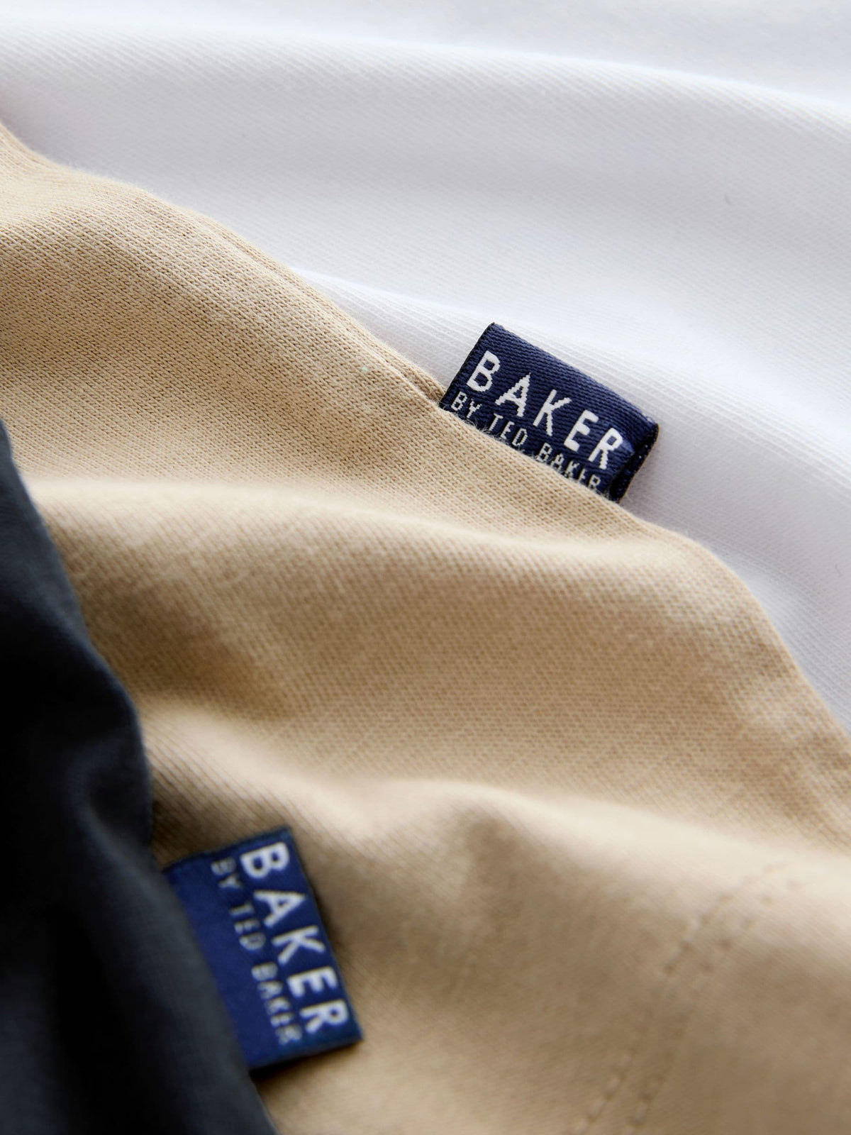 Dsiney Kidz - Baker by Ted Baker 3 Pack Embroidered Logo Stone/White/Black T-Shirts image 8