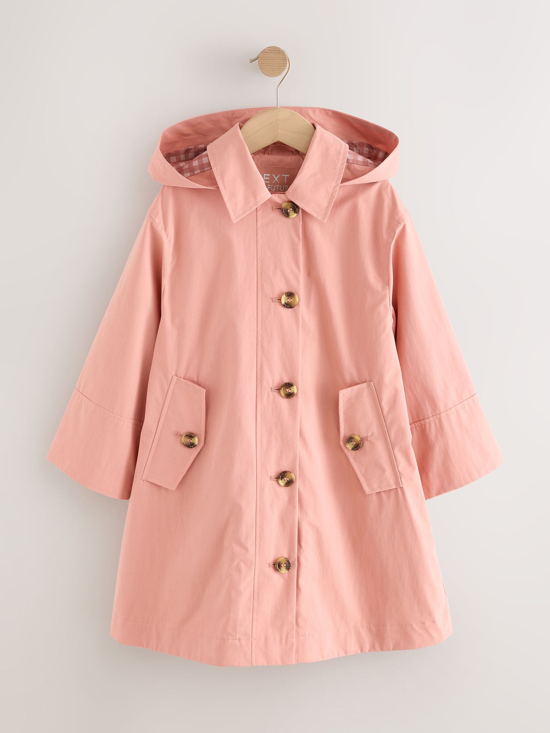 Dsiney Kidz - Pink Shower Resistant Cotton Rich Trench Coat (5-13yrs) image 6