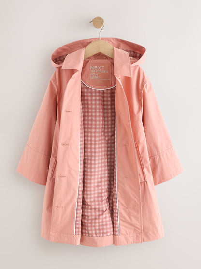 Dsiney Kidz - Pink Shower Resistant Cotton Rich Trench Coat (5-13yrs) image 7
