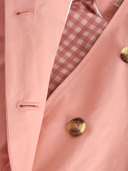 Dsiney Kidz - Pink Shower Resistant Cotton Rich Trench Coat (5-13yrs) image 8