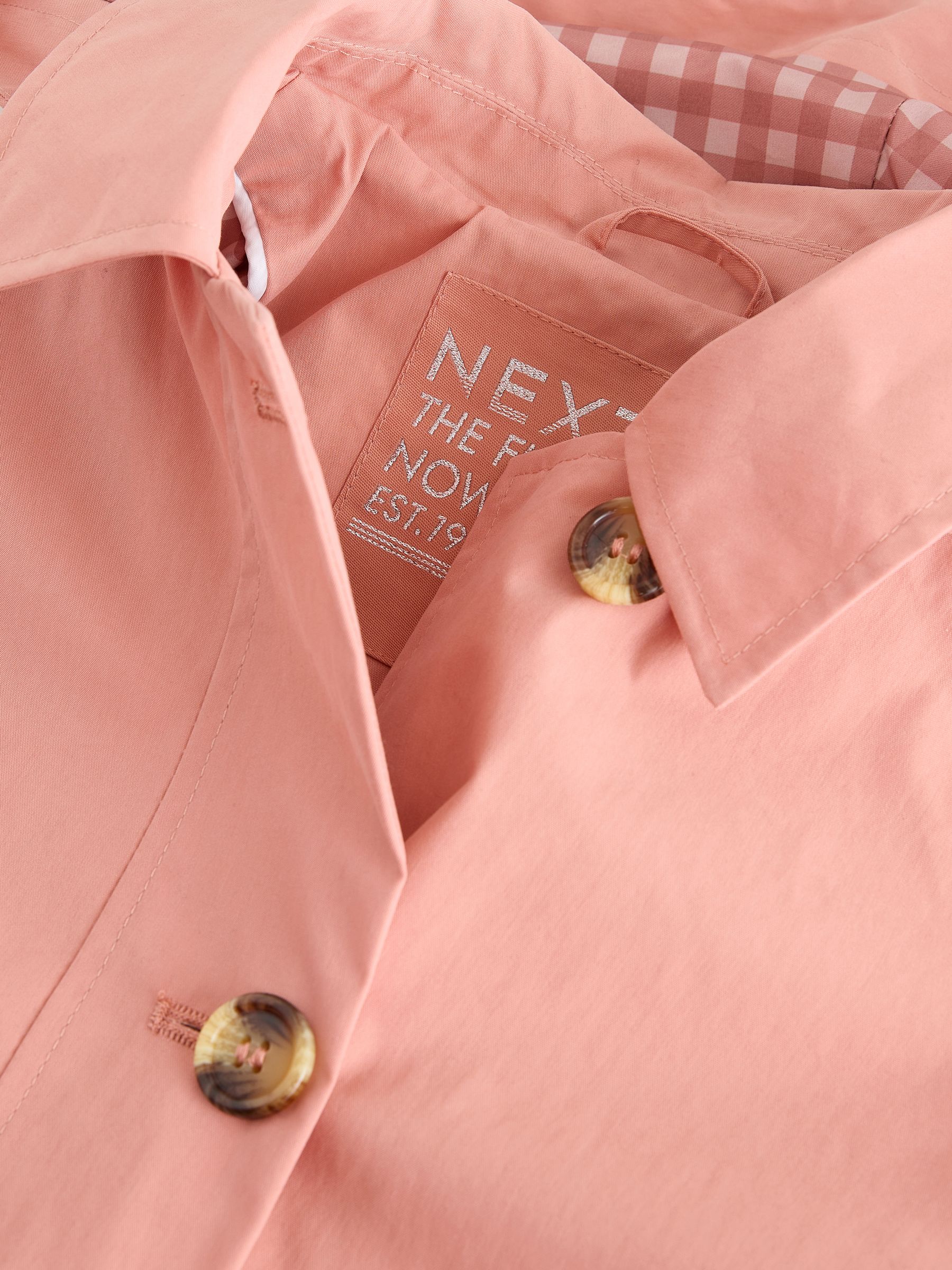 Dsiney Kidz - Pink Shower Resistant Cotton Rich Trench Coat (5-13yrs) image 9