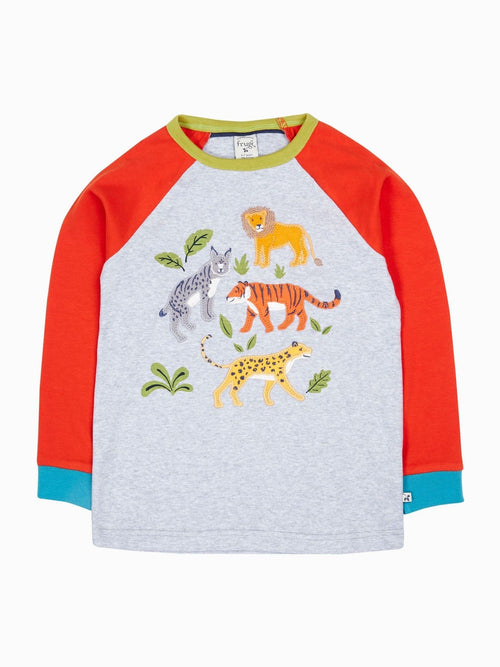 Frugi Grey Jake Circular T-Shirt image 1
