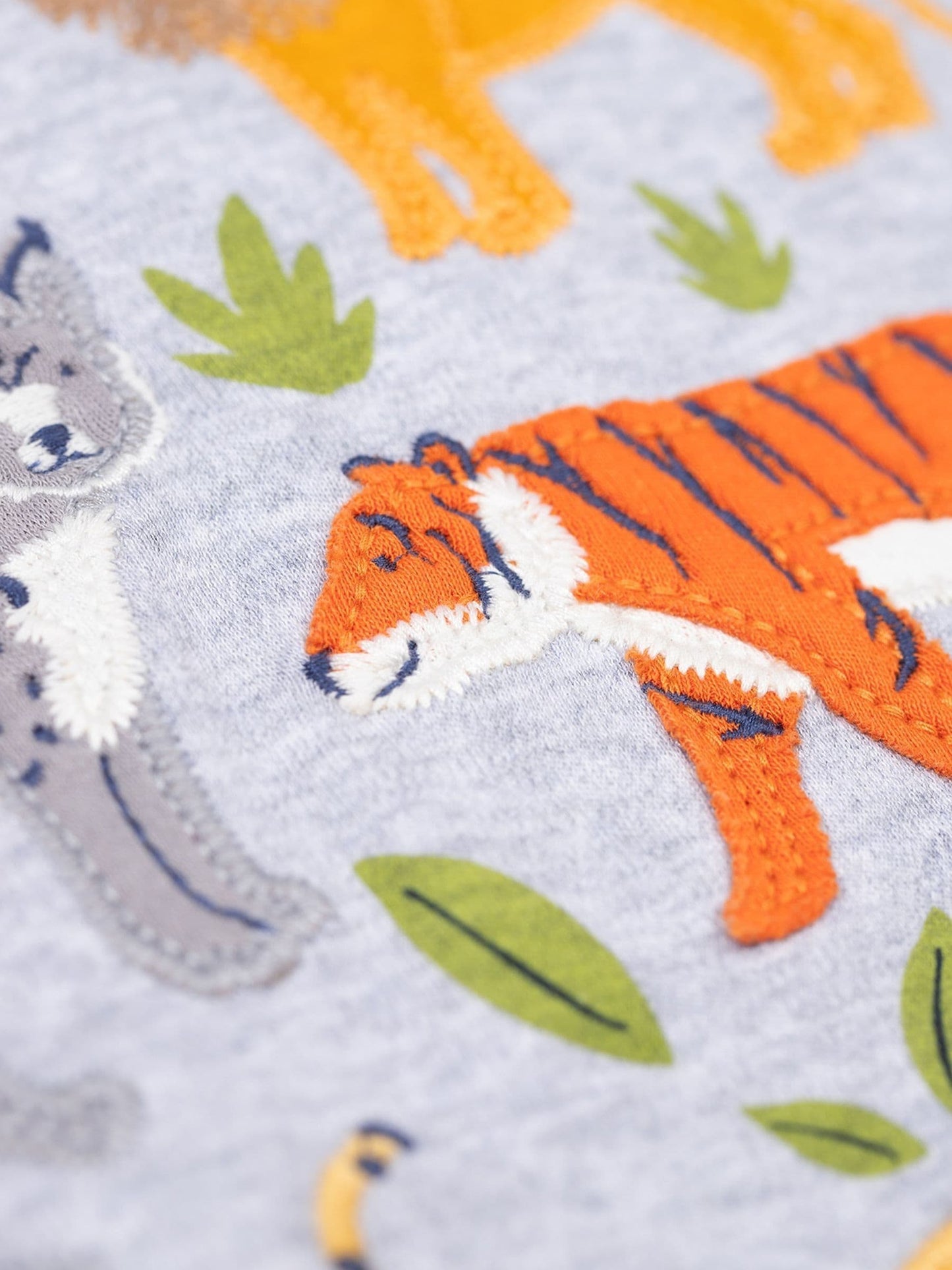 Frugi Grey Jake Circular T-Shirt image 3