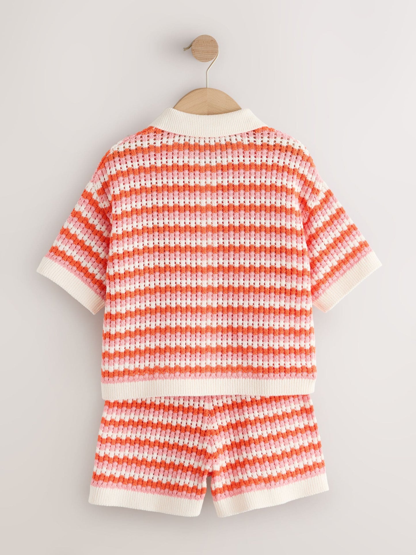 Dsiney Kidz - Orange Knitted Shirt & Shorts Set (3-16yrs) image 6
