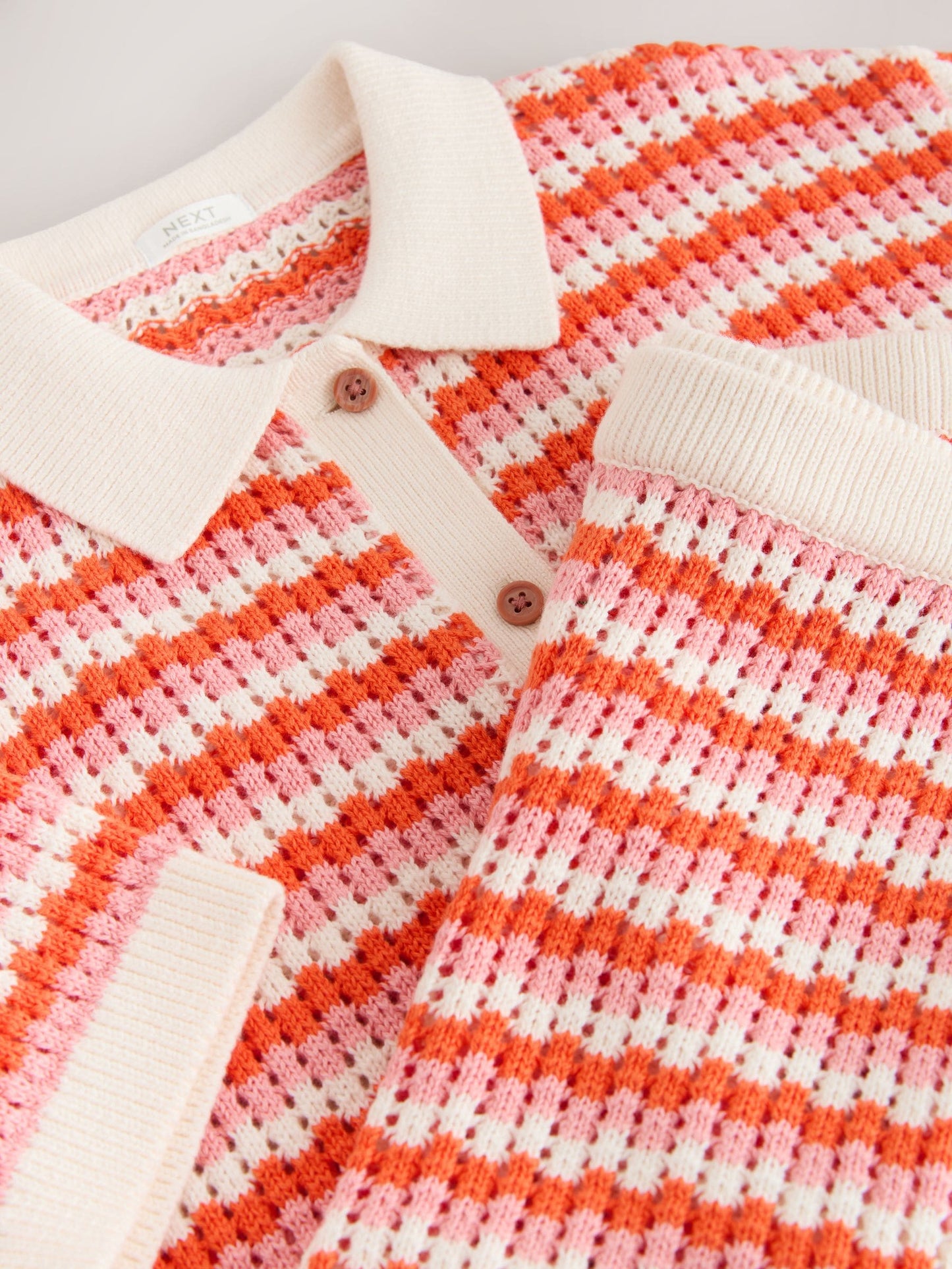 Dsiney Kidz - Orange Knitted Shirt & Shorts Set (3-16yrs) image 8