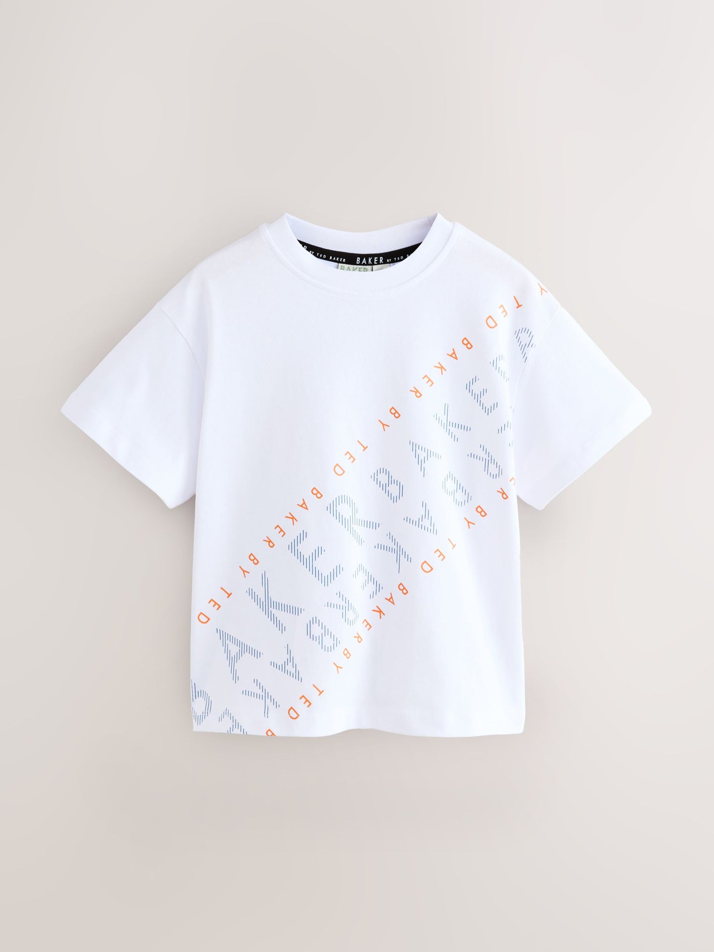 Dsiney Kidz - Baker by Ted Baker White/Blue/Navy Baker by Ted Baker 3 Pack T-Shirts image 2