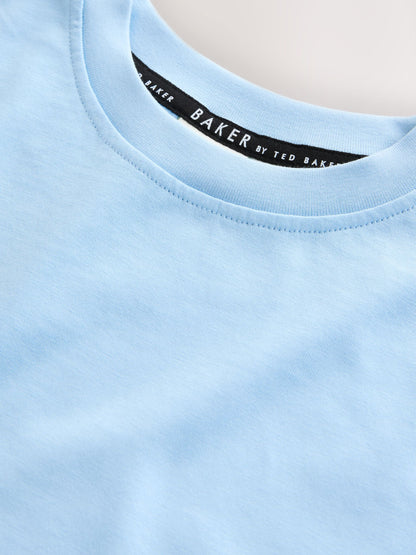 Dsiney Kidz - Baker by Ted Baker White/Blue/Navy Baker by Ted Baker 3 Pack T-Shirts image 9