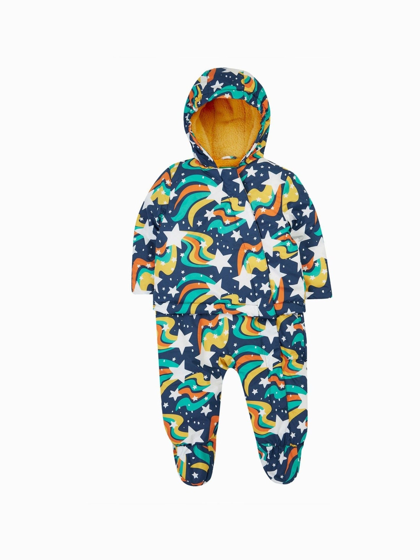 Dsiney Kidz - Frugi Blue 2-In-1 Rambler Pram Suit To Coat image 1