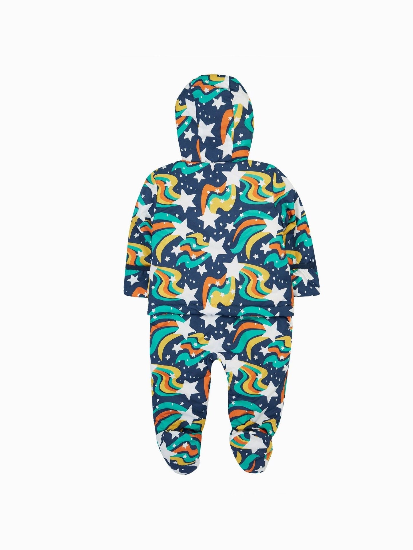 Dsiney Kidz - Frugi Blue 2-In-1 Rambler Pram Suit To Coat image 2