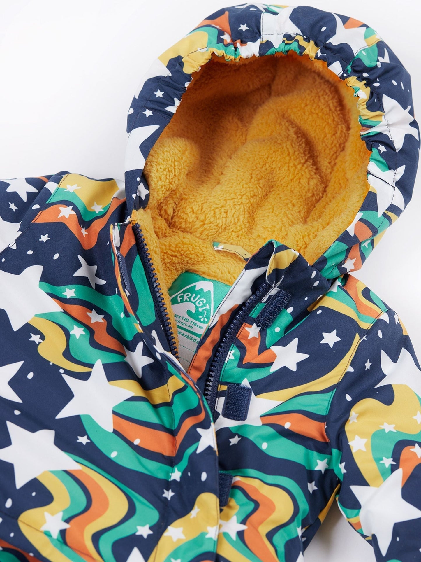 Dsiney Kidz - Frugi Blue 2-In-1 Rambler Pram Suit To Coat image 3