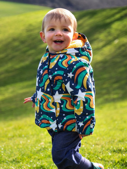 Dsiney Kidz - Frugi Blue 2-In-1 Rambler Pram Suit To Coat image 5