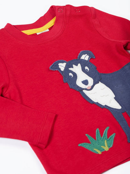 Dsiney Kidz - Frugi Red Adventure Appliqué Top image 2