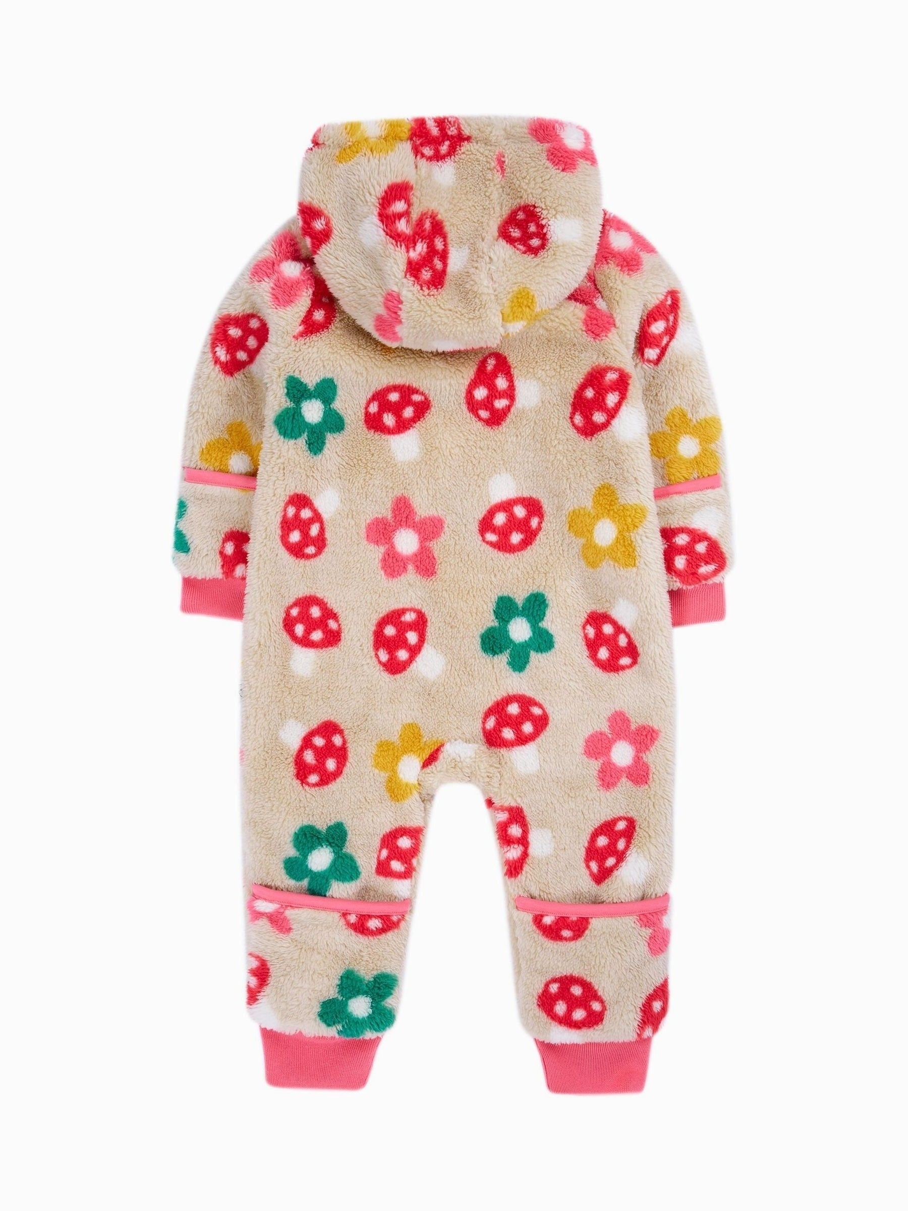 Frugi Pink All-In-One Sleepsuit image 2