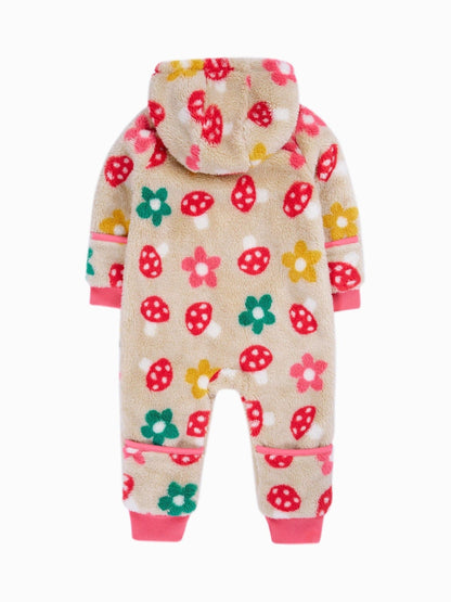 Frugi Pink All-In-One Sleepsuit image 2