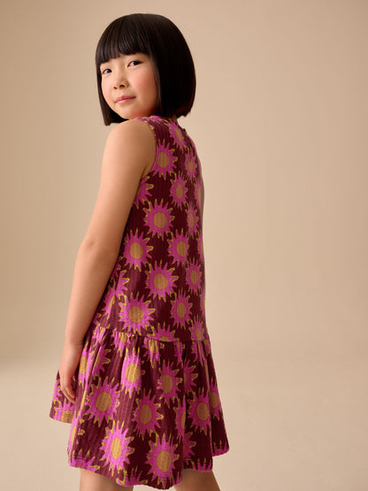 Multi Print Sleeveless Jersey Dress (3-16yrs) image 4