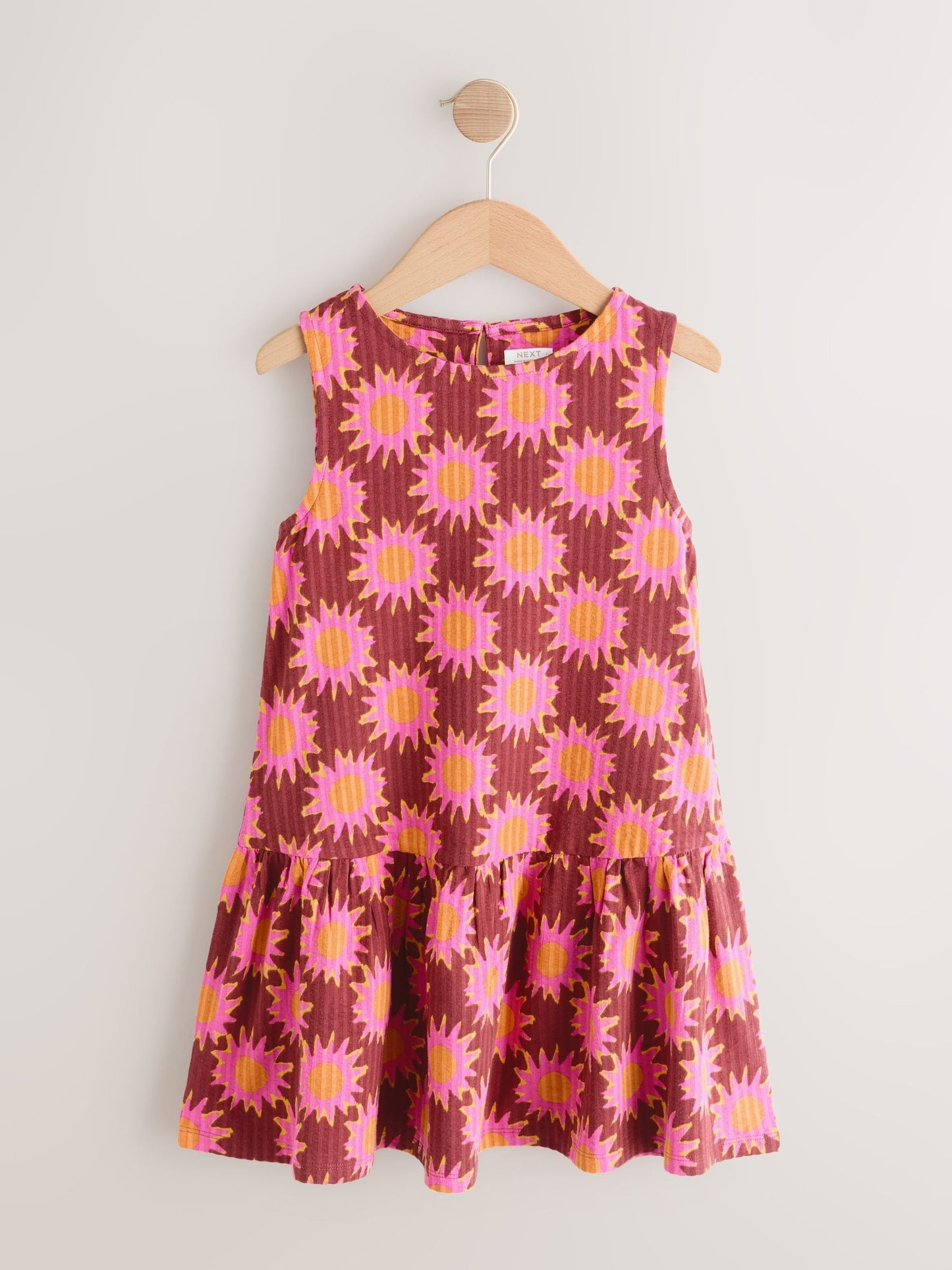 Multi Print Sleeveless Jersey Dress (3-16yrs) image 5