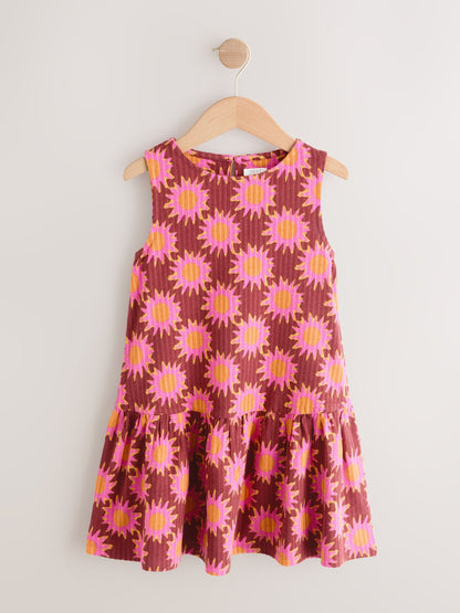 Multi Print Sleeveless Jersey Dress (3-16yrs) image 5