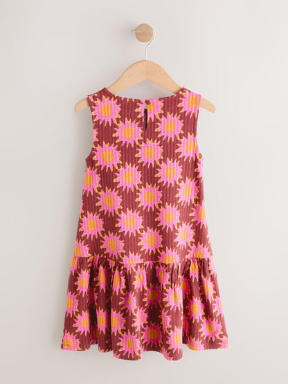 Multi Print Sleeveless Jersey Dress (3-16yrs) image 6
