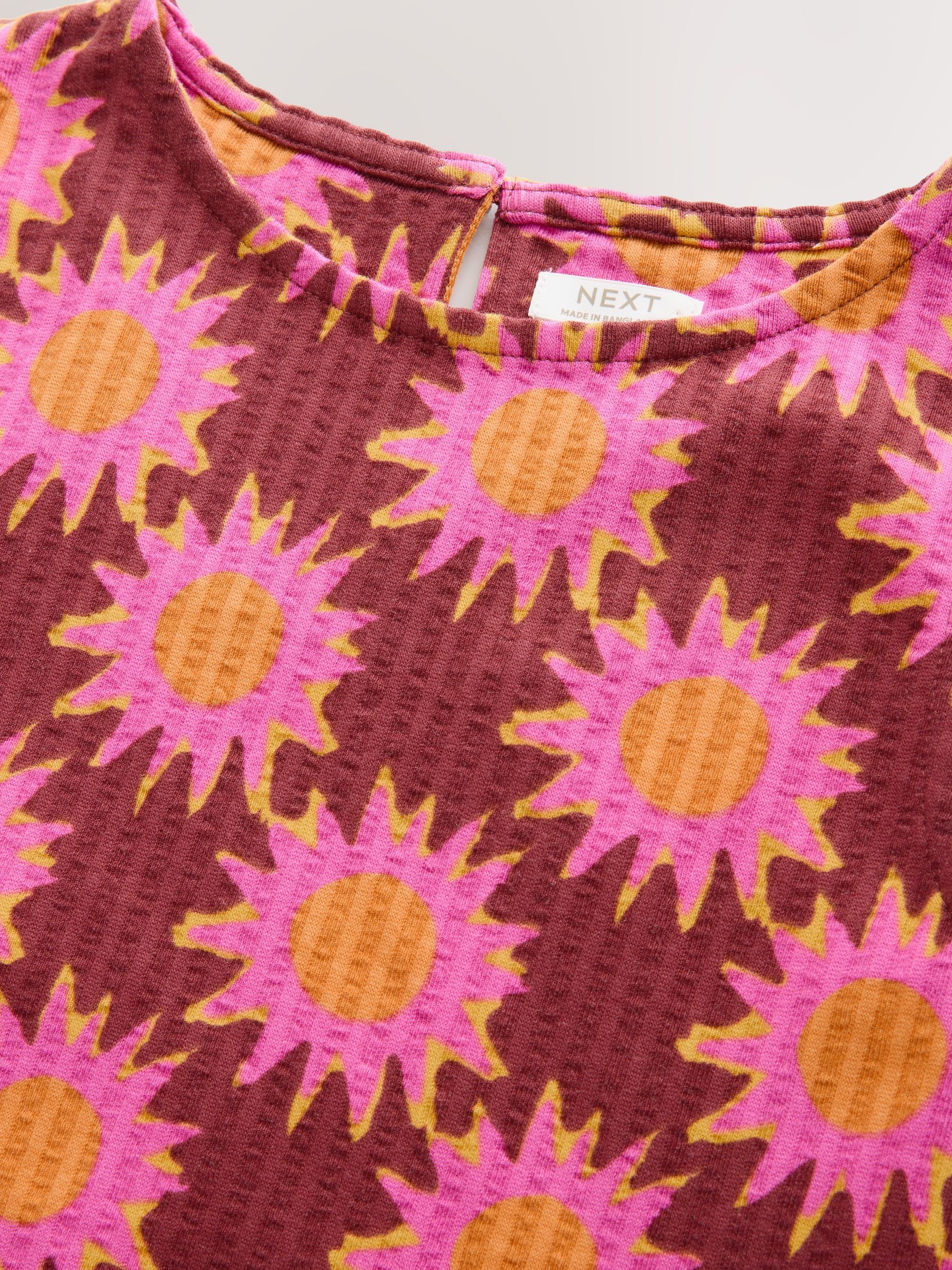 Multi Print Sleeveless Jersey Dress (3-16yrs) image 7