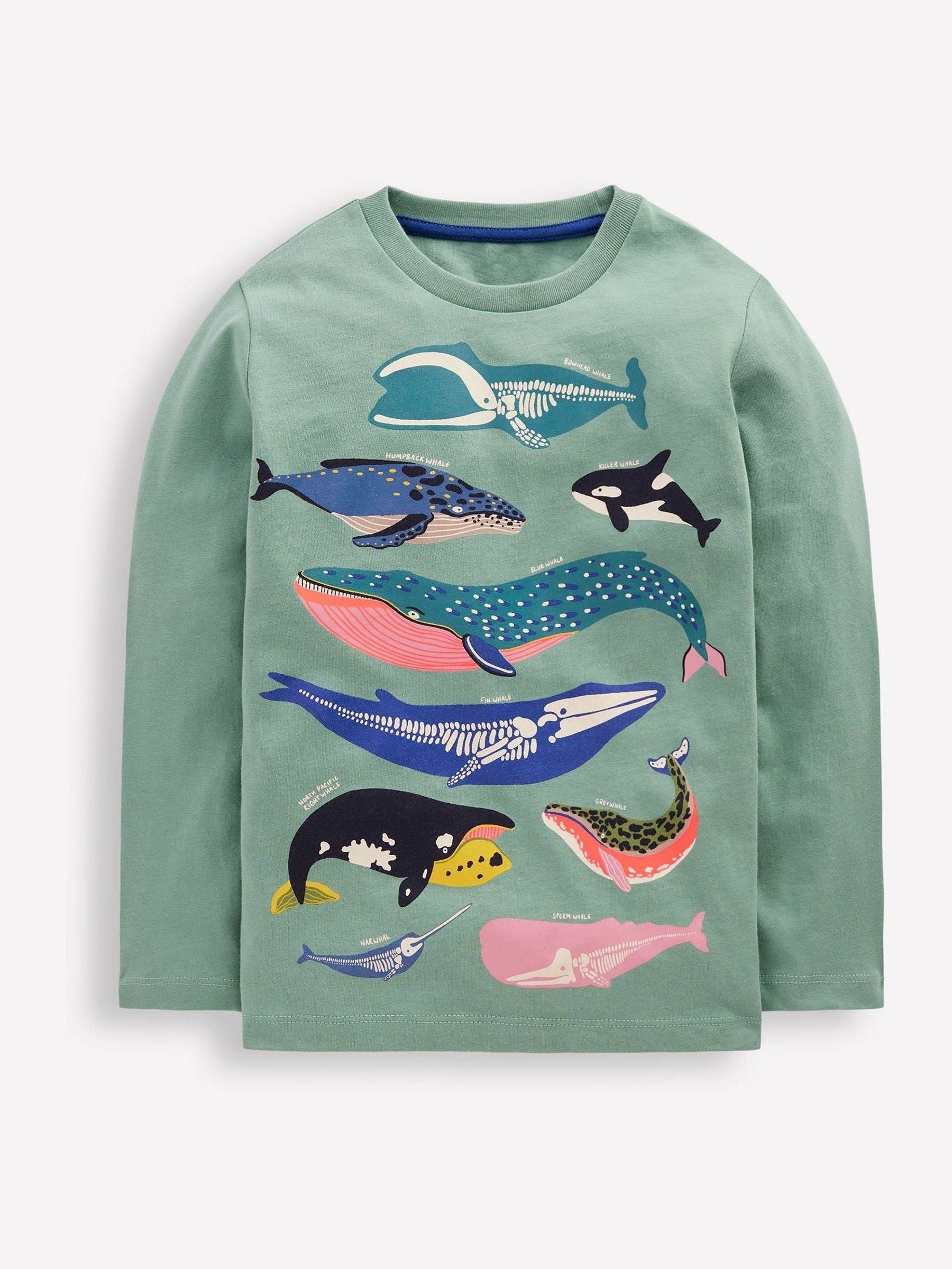 Dsiney Kidz - Boden Blue Long Sleeve GITD T-Shirt image 1