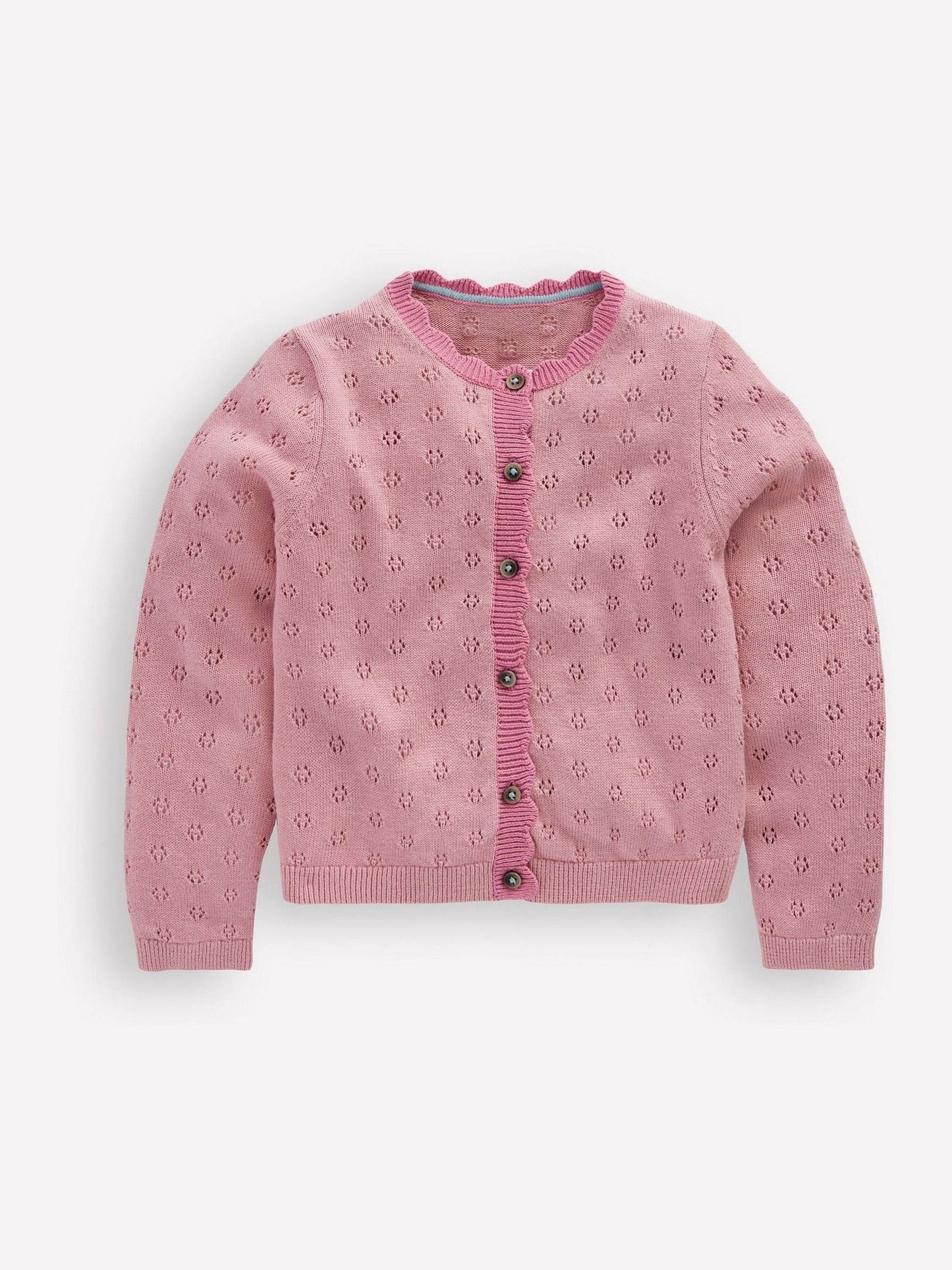 Dsiney Kidz - Boden Pink Everyday Scalloped Cardigan image 1