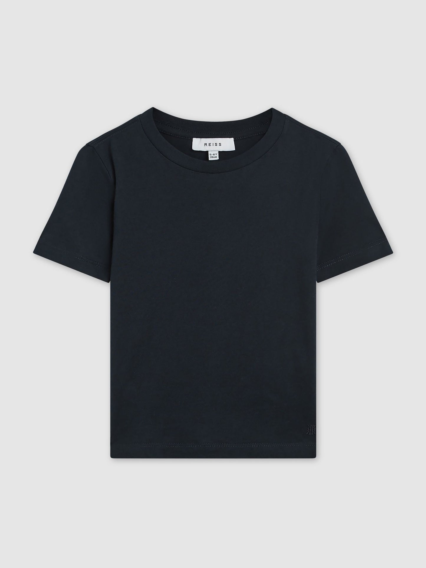 Reiss Navy Bless 9-13 yrs Cotton Crew-Neck T-Shirt image 2