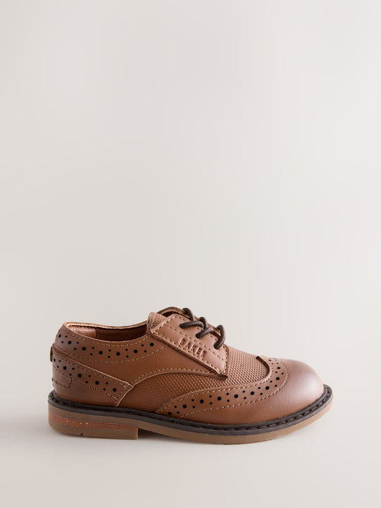 Baker by Ted Baker Smart Leather Tan Brown Brogues image 2