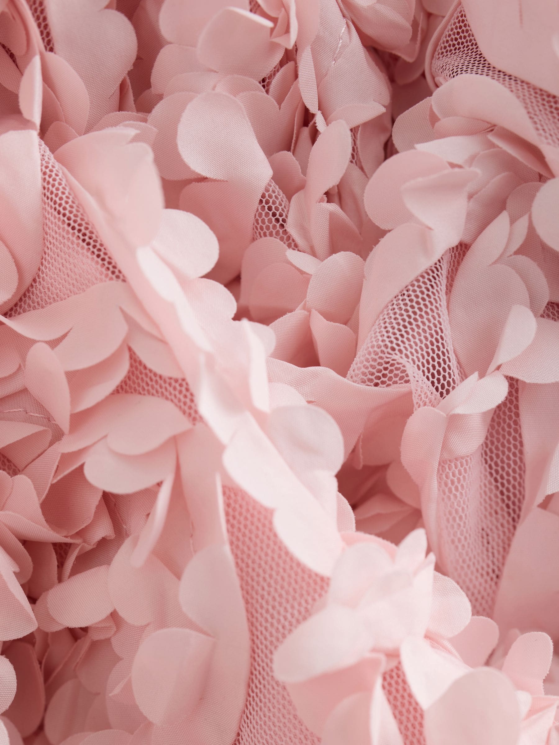 Pink 3D Floral Occasion Dress (3-14yrs) image 7