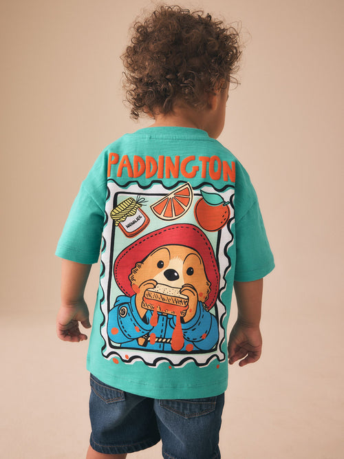 Green Paddington Bear Short Sleeve T-Shirt (3mths-8yrs) image 1