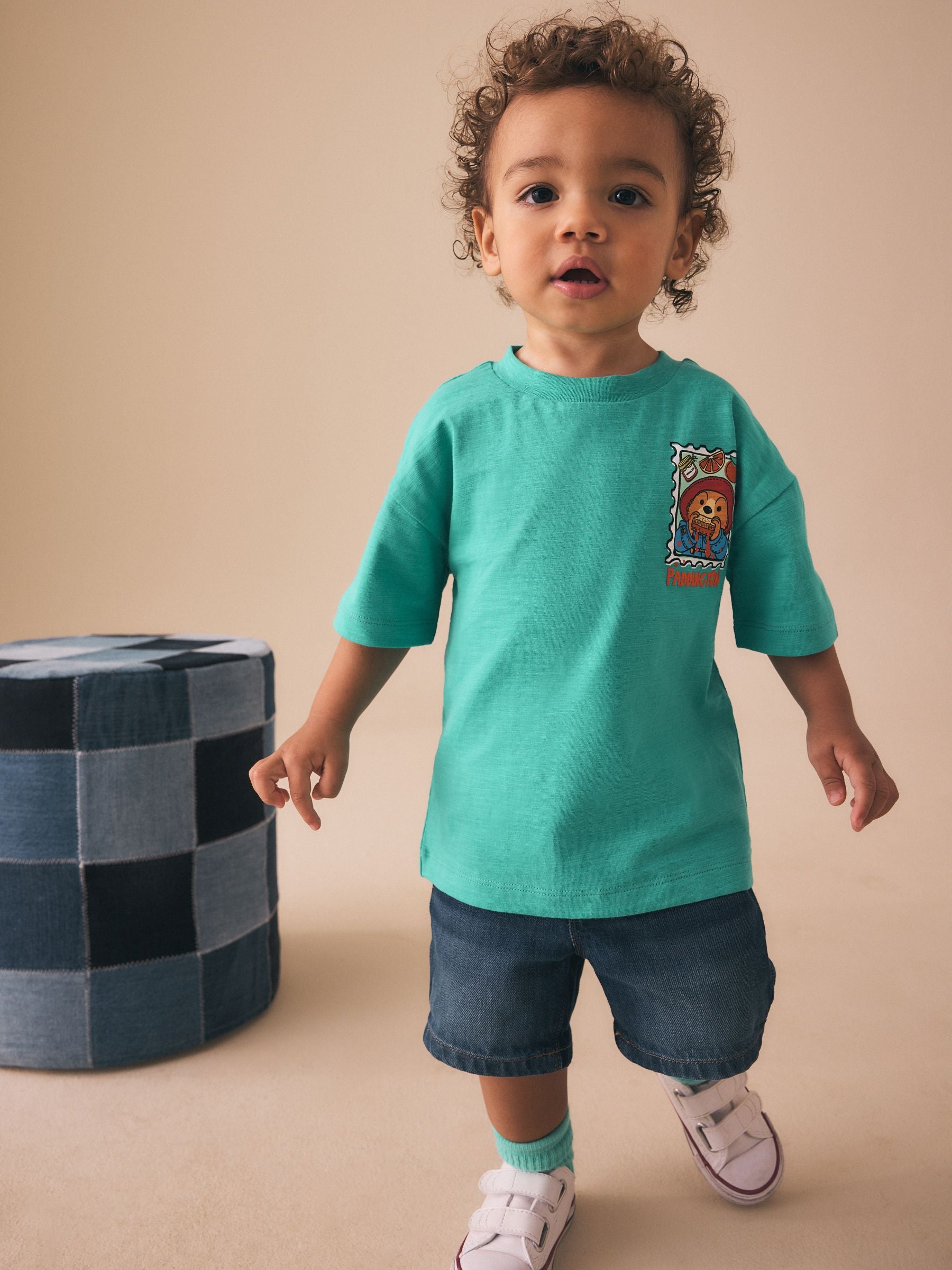 Green Paddington Bear Short Sleeve T-Shirt (3mths-8yrs) image 3