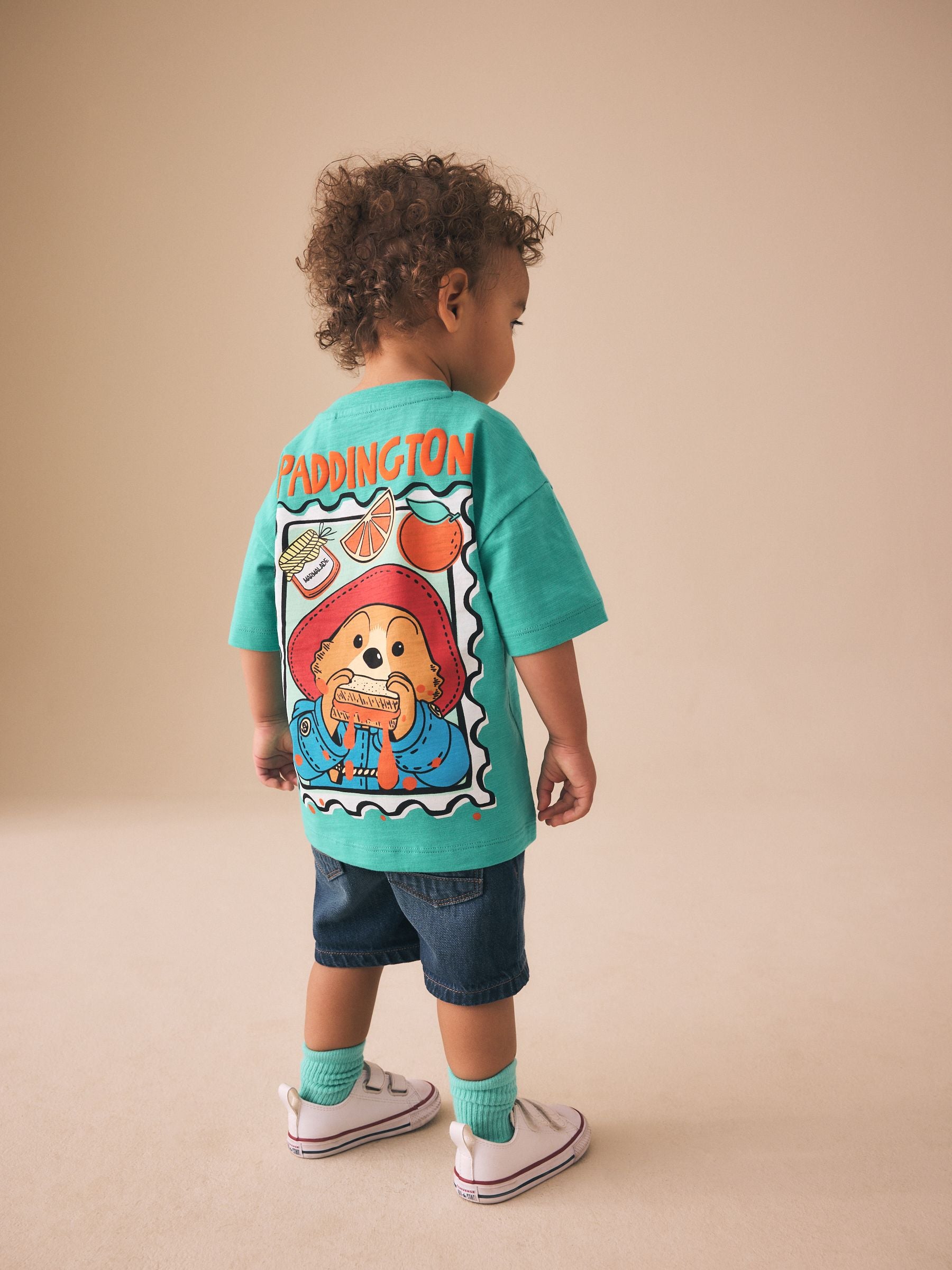 Green Paddington Bear Short Sleeve T-Shirt (3mths-8yrs) image 4