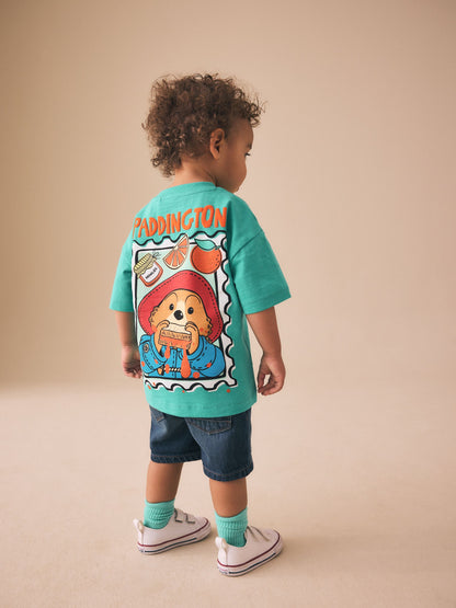 Green Paddington Bear Short Sleeve T-Shirt (3mths-8yrs) image 4