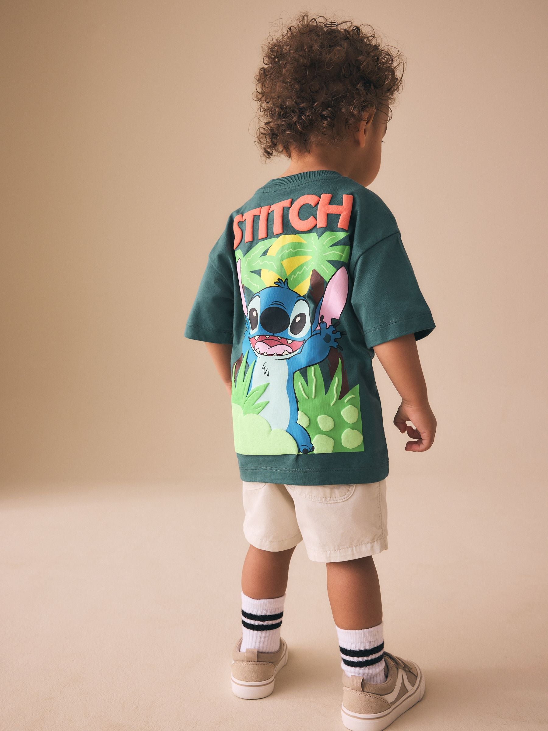 Dark Teal Lilo & Stitch Short Sleeve T-Shirt (3mths-8yrs) image 3