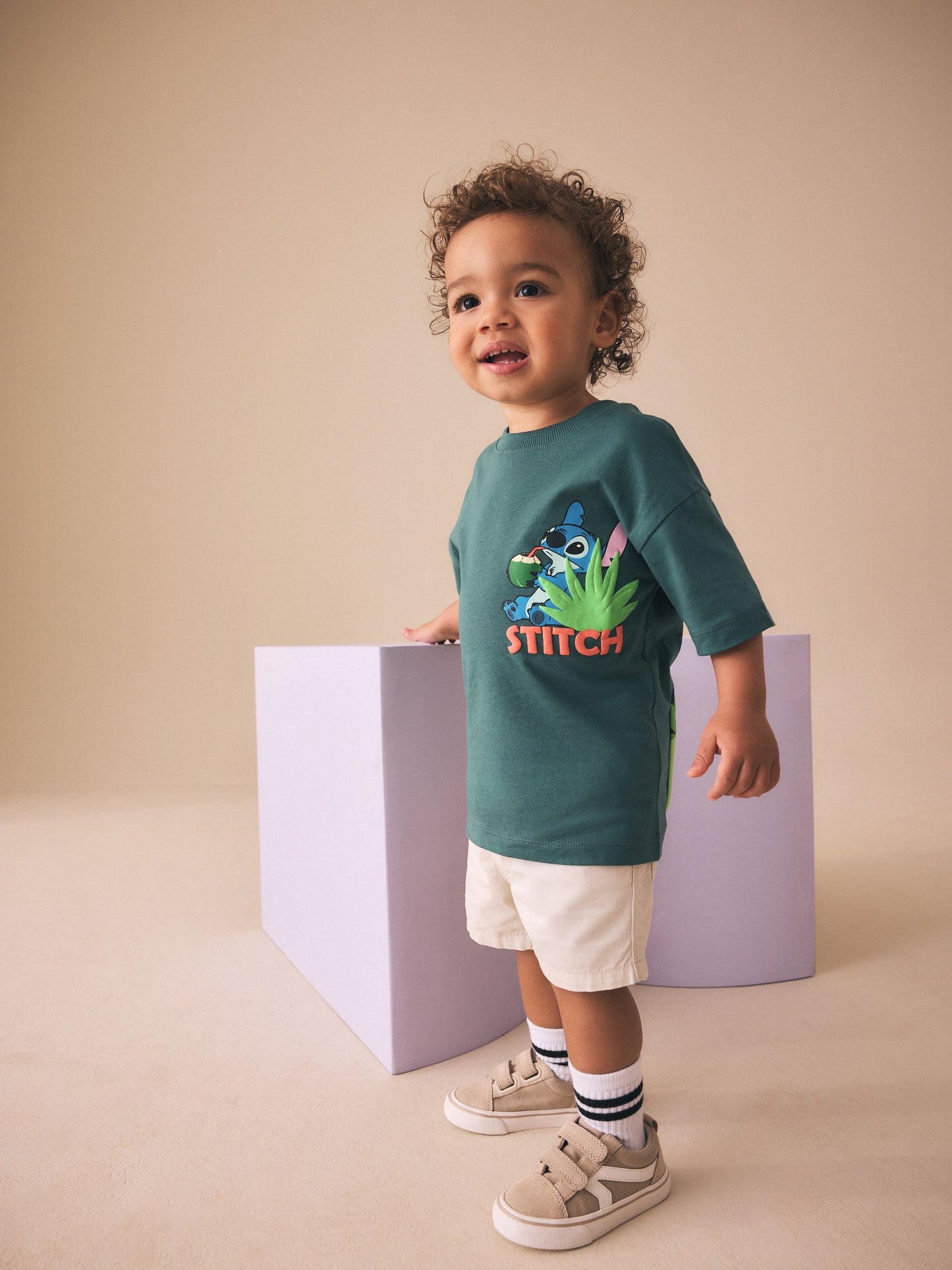 Dark Teal Lilo & Stitch Short Sleeve T-Shirt (3mths-8yrs) image 4