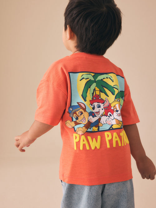 Coral/Tan Paw Patrol Short Sleeve T-Shirt (9mths-8yrs) image 1