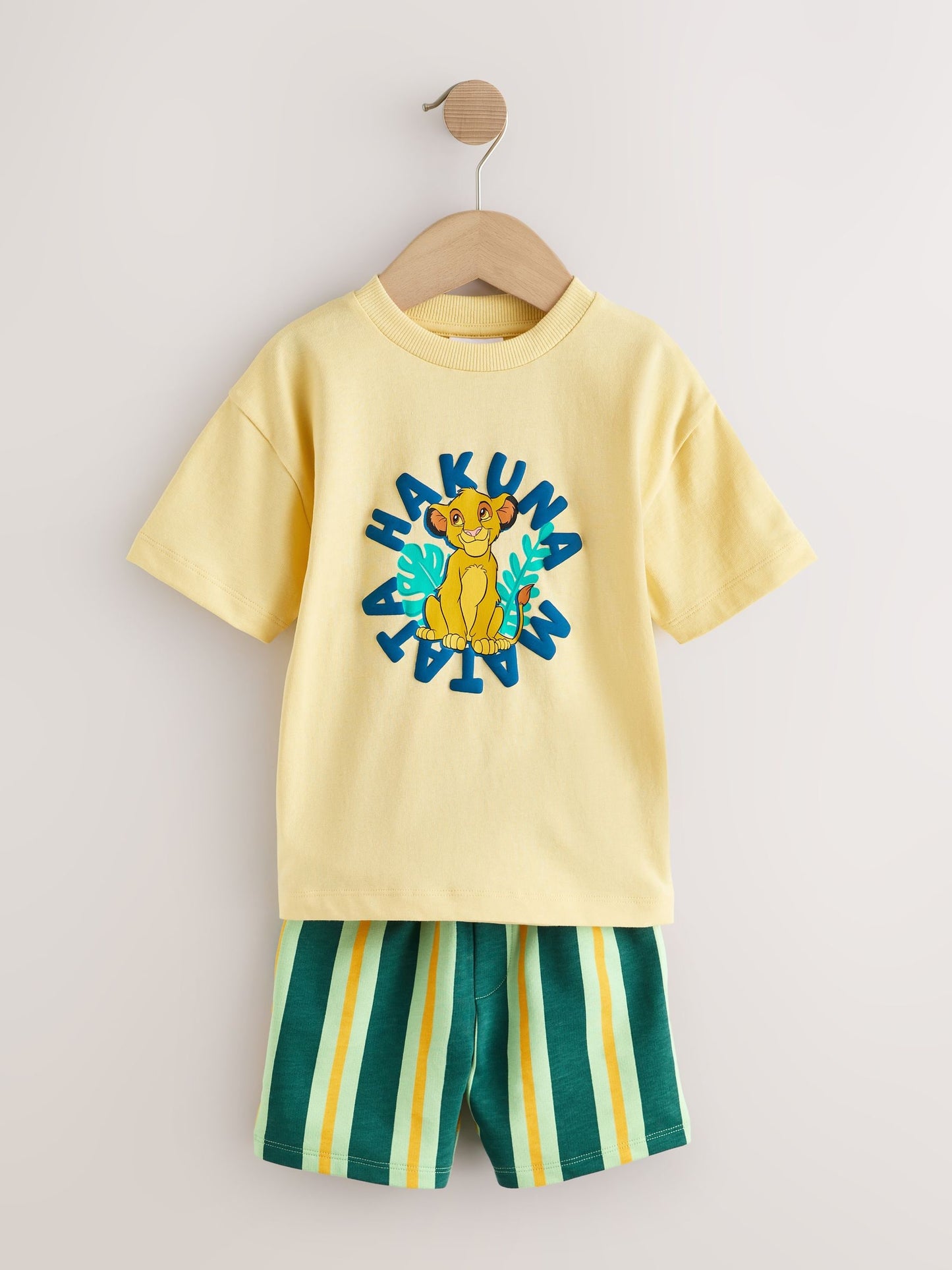 Yellow Lion King Short Sleeve T-Shirt & Shorts Set (6mths-8yrs) image 5