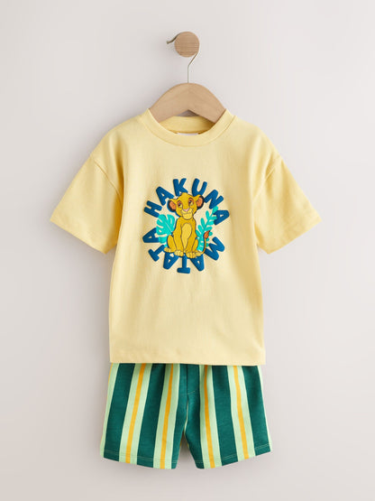 Yellow Lion King Short Sleeve T-Shirt & Shorts Set (6mths-8yrs) image 5