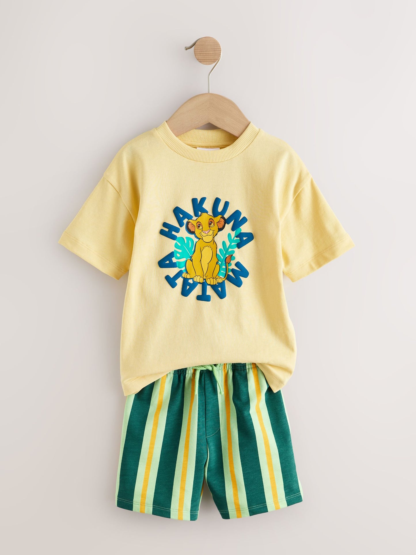 Yellow Lion King Short Sleeve T-Shirt & Shorts Set (6mths-8yrs) image 6